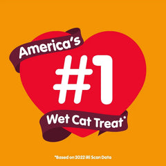 Delectables Lickable Treat Bisque Non-Seafood Wet Cat Treat with Real Tuna & Chicken, Food Topper, Hydrating, Grain-Free, No Fillers, By-Products, Added Preservatives, 1.4oz Pouch, 30ct