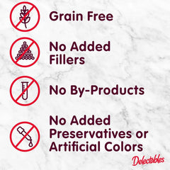 Delectables Squeeze Up Non-Seafood Chicken Variety Pack, Creamy Squeezable Puree, Lickable Wet Cat Treats, Grain-Free, No Added Fillers, 0.5 Ounces Tube, 40 Tubes Total