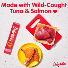 Hartz Delectables Squeeze Up Lickable Puree Cat Treats - Tuna & Salmon