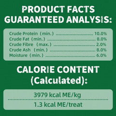 Just Try 36 OZ Cat Grass Treats with Salmon Oil | omega 3 supplements for cats,salmon flavor,joint support,skin coat health,crunchy training treats