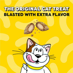 Temptations Wacky Blasts Cat Treats, Nautical 'Nip Flavor, 3 oz, 12 Pack | Salmon, shrimp & catnip flavor bits, crunchy outside/soft inside, under 2 cal per treat, 100% complete nutrition, resealable
