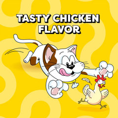 Temptations Classic Crunchy and Soft Cat Treats, Tasty Chicken, 16 oz | Under 2 calories per treat, crunchy outside & soft inside, resealable tub, 100% complete & balanced for adult cats