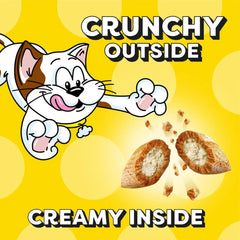 Temptations MixUps Crunchy Cat Treats, Surfer's Delight, 3 oz, 12 Pack | Tuna, Shrimp & Salmon flavors, under 2 calories per treat, soft inside, resealable value pouch, promotes dental health