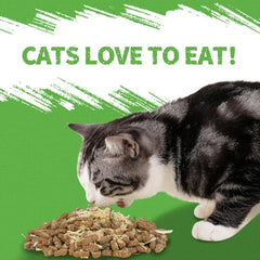 Just Try Cat Grass Jerky Treats for Indoor Cats, 16 oz | Hairball Control,Digestive Did For Cats,Healthy Training Treats